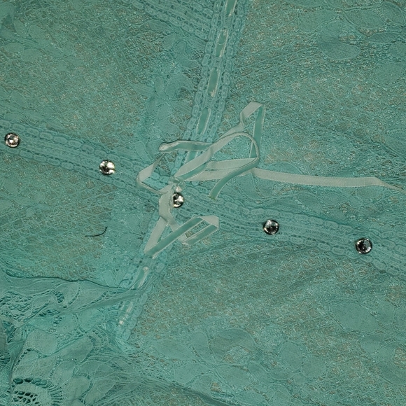 NWT Colleen Lopez lace bathing suit cover or tunic (comes with cami) - Picture 5 of 9